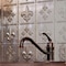 Fasade Fasade 18in x 24in Fleur-de-lis Crosshatch Silver Backsplash Panel 5pk PB6621 - alternate 2