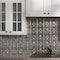 Fasade Fasade 18in x 24in Fleur-de-lis Crosshatch Silver Backsplash Panel 5pk PB6621 - alternate 1