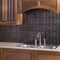 Fasade Fasade 18in x 24in Fleur-de-lis Smoked Pewter Backsplash Panel 5pk PB6627 - alternate 1