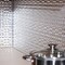Fasade Fasade 18in x 24in Terrain Brushed Aluminum Backsplash Panel 5pk PB6708 - alternate 2