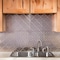 Fasade Fasade 18in x 24in Monaco Brushed Nickel Backsplash Panel 5pk PB6829 - alternate 1