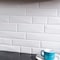 Fasade Fasade 18in x 24in Vista Matte White Backsplash Panel 5pk PB6901 - alternate 3