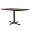 Correll Rectangle Cafe Bistro and Breakroom Pedestal Table, High Pressure Laminate Top, Cherry BCT3048-21 - alternate 4