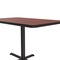 Correll Rectangle Cafe Bistro and Breakroom Pedestal Table, High Pressure Laminate Top, Cherry BCT3048-21 - alternate 7