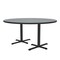 Correll Round Cafe Bistro and Breakroom Pedestal Table, High Pressure Laminate Top, Gray Granite BCT60R-15 - alternate 5