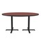 Correll Round Cafe Bistro and Breakroom Pedestal Table, High Pressure Laminate Top, Cherry BCT60R-21 - alternate 5