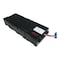 Apc UPS Battery, Mfr. No. SMX48RMBP2U, SMX1500RM2U, SMX1500RM2UNC, 48V DC, Detachable Cable APCRBC115 - alternate 1