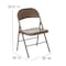 Flash Furniture Double Braced Beige Metal Folding Chair BD-F002-BGE-GG - alternate 3