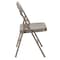 Flash Furniture Double Braced Beige Metal Folding Chair BD-F002-BGE-GG - alternate 2