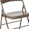 Flash Furniture Double Braced Beige Metal Folding Chair BD-F002-BGE-GG - alternate 10