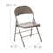 Flash Furniture Folding Chair, Gray, Metal, Double Braced BD-F002-GY-GG - alternate 6