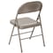 Flash Furniture Folding Chair, Gray, Metal, Double Braced BD-F002-GY-GG - alternate 2