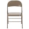 Flash Furniture Folding Chair, Gray, Metal, Double Braced BD-F002-GY-GG - alternate 10