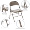 Flash Furniture Folding Chair, Gray, Metal, Double Braced BD-F002-GY-GG - alternate 3