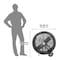 Maxx Air Barrel Air Circulator Fan, Mobile Mount, 30 in Blade Dia, 120V, 3,850/5,500 cfm, Non-Oscillating BF30DD REDUPS - alternate 5