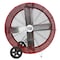 Maxx Air Barrel Air Circulator Fan, 36 in Blade Dia, 120V, 7,300/10,200 cfm, Non-Oscillating BF36BD RED - alternate 8