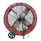 Maxx Air Barrel Air Circulator Fan, Mobile Mount, 36 in Blade Dia, 120V, 6,300/9,000 cfm, Non-Oscillating BF36DD RED - alternate 6