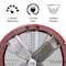 Maxx Air Barrel Air Circulator Fan, Mobile Mount, 36 in Blade Dia, 120V, 6,300/9,000 cfm, Non-Oscillating BF36DD RED - alternate 3