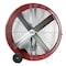 Maxx Air Barrel Air Circulator Fan, Mobile Mount, 48 in Blade Dia, 120V, 10,100/18,000, Non-Oscillating BF48BDRED - alternate 1