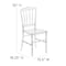 Flash Furniture Traditional Napoleon Stacking Chair, 18-1/4" L 35" H BH-H002-CRYSTAL-GG - alternate 2