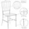 Flash Furniture Traditional Napoleon Stacking Chair, 18-1/4" L 35" H BH-H002-CRYSTAL-GG - alternate 9