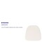 Flash Furniture Chiavari Chair Cushion, 16 W 15-1/2" L 1.75 H, Fabric Seat BH-IVORY-GG - alternate 3