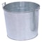 Zoro Select 5 gal Round Tapered Bucket, Silver, Steel BKT-GAL-500 - alternate 7