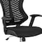 Flash Furniture Drafting Chair Black Mesh Drafting Chair, Mesh, Black BL-LB-8816D-GG - alternate 6