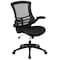 Flash Furniture Mesh Task Chair, 20 3/4-, Padded Flip-up, Back, Seat, Frame: Black BL-X-5M-BK-GG - alternate 8