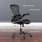 Flash Furniture Mesh Task Chair, 20 3/4-, Padded Flip-up, Back, Seat, Frame: Black BL-X-5M-BK-GG - alternate 4