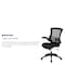 Flash Furniture Mesh Task Chair, 20 3/4-, Padded Flip-up, Back, Seat, Frame: Black BL-X-5M-BK-GG - alternate 9
