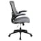 Flash Furniture Mid-Back Dark Gray Mesh Ergonomic Task Desk Chair BL-X-5M-DKGY-GG - alternate 8