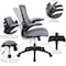 Flash Furniture Mid-Back Dark Gray Mesh Ergonomic Task Desk Chair BL-X-5M-DKGY-GG - alternate 10