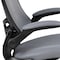 Flash Furniture Mid-Back Dark Gray Mesh Ergonomic Task Desk Chair BL-X-5M-DKGY-GG - alternate 3