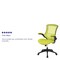 Flash Furniture Desk Chair, Mesh, Green Mesh BL-X-5M-GRN-GG - alternate 3