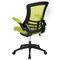 Flash Furniture Desk Chair, Mesh, Green Mesh BL-X-5M-GRN-GG - alternate 2