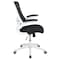 Flash Furniture Desk Chair, Mesh, Black Mesh/White Frame BL-X-5M-WH-BK-GG - alternate 7