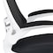 Flash Furniture Desk Chair, Mesh, Black Mesh/White Frame BL-X-5M-WH-BK-GG - alternate 8