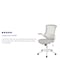 Flash Furniture Light Gray Mesh Mid-Back Chair BL-X-5M-WH-GY-GG - alternate 3