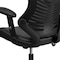 Flash Furniture Contemporary Chair Black High Back Exec Lea Chair, Adjustable Arms, 17-1/2" to 21-3/4" Height, Mesh BL-ZP-806-BK-LEA-GG - alternate 9
