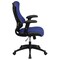 Flash Furniture Executive Chair, Blue Seat, Mesh Back BL-ZP-806-BL-GG - alternate 10
