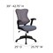Flash Furniture Executive Chair, Gray  Seat, Mesh Back BL-ZP-806-GY-GG - alternate 5