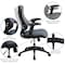 Flash Furniture Executive Chair, Gray  Seat, Mesh Back BL-ZP-806-GY-GG - alternate 8