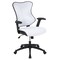 Flash Furniture White Mesh High Back Chair BL-ZP-806-WH-GG - alternate 5