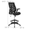 Flash Furniture Drafting Chair Black Mesh Drafting Chair, Mesh, Black BL-ZP-809D-BK-GG - alternate 3