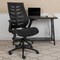 Flash Furniture Drafting Chair Black Mesh Drafting Chair, Mesh, Black BL-ZP-809D-BK-GG - alternate 1