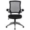 Flash Furniture Mesh Task Chair, 21-, Padded Flip-up, Back, Seat: Black; Frame: Gray BL-ZP-8805-BK-GG - alternate 10