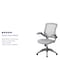 Flash Furniture Mesh Contemporary Chair, 17" to 21", Adjustable Arms, Gray BL-ZP-8805-GY-GG - alternate 2