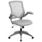 Flash Furniture Mesh Contemporary Chair, 17" to 21", Adjustable Arms, Gray BL-ZP-8805-GY-GG - alternate 6