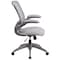 Flash Furniture Mesh Contemporary Chair, 17" to 21", Adjustable Arms, Gray BL-ZP-8805-GY-GG - alternate 10